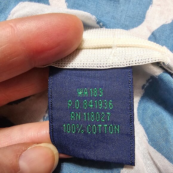 Boden Retro Y2K Babydoll Blouse US Sz 8 Blue Polka Dot Sleeveless Preppy Summer - Picture 7 of 10